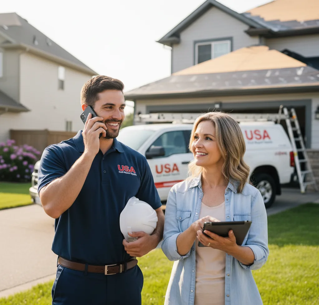 USA Roof Repair Experts customer support in Mcalpin